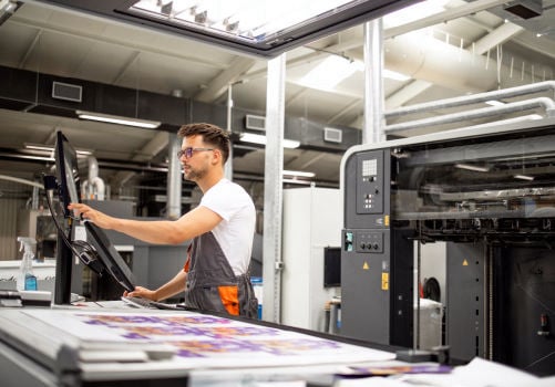 Impresión offset inicial: controles de procesos