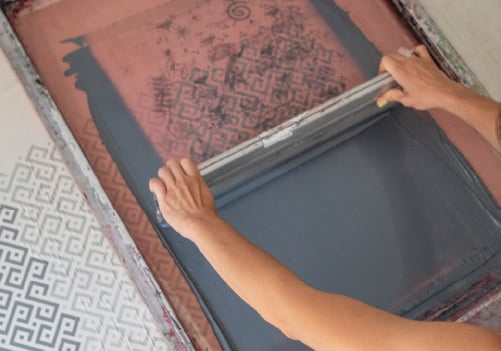 Taller de serigrafía y creación de estampas